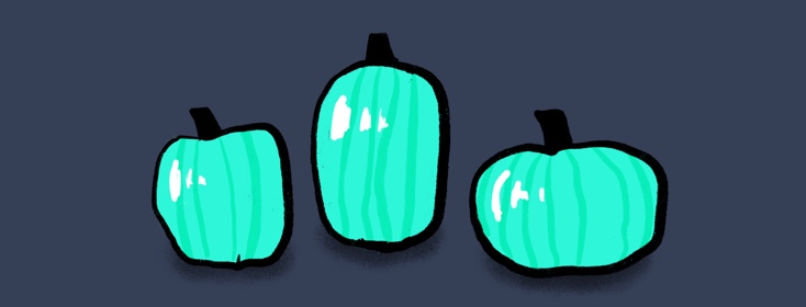 Teal pumpkins for Halloween?
