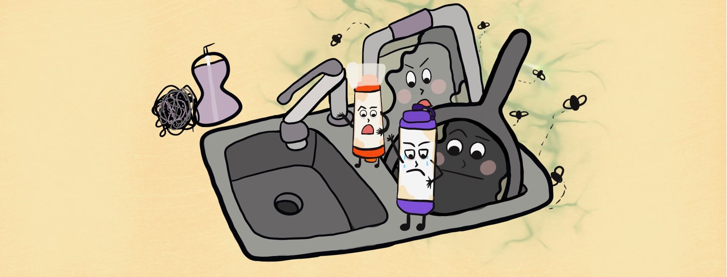 The chores of Asthma like cleaning spacers piling up on everyday chores.