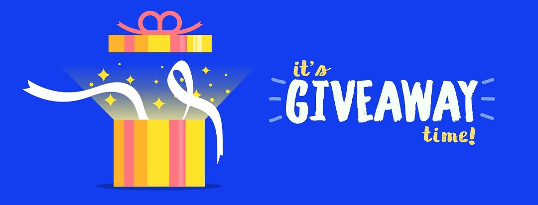 Gift present box with awareness ribbon